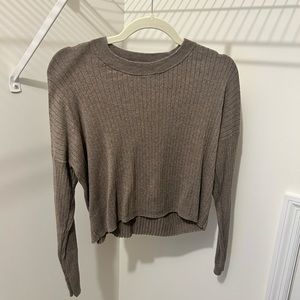 Madewell cropped sweater